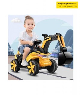 Realistic Electric Tractor for Kids, Ride On Excavator for Kids, Digger Truck-2