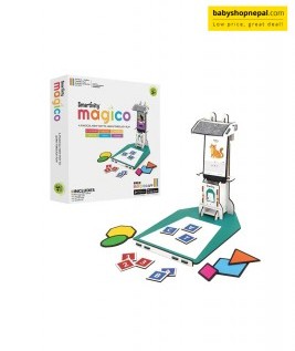 Smartivity Engineered Wood Magico (English, Math, Shape, Colour) Learning Activity, Multicolour, 3 Years And Above-1