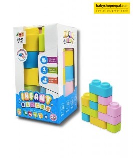 Zephyr Soft & Squeezable Infant Building Blocks Set 3