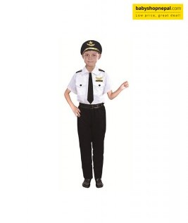 Pilot Costume, Fancy Dress, Halloween Costume.-2