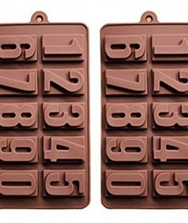 Chocolate Moulds Number Ice Cube Tray-1