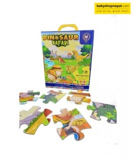 Zephyr Oxford Dinosaur Safari Floor Puzzle | Giant Floor Puzzle | 35 Pieces | For Ages 2.5-6 | 48 cm X 71 cm | University of Oxford-1