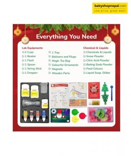 Smartivity Santa's Science Lab | Chemistry Science Experiment Kit for Boys & Girls | For Ages 5,6,8,10,12,14 | Kids Safe & Non Toxic 4