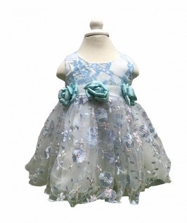 Baby Floral Gown-1
