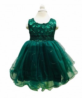 Green Gown For Baby-1