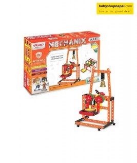 Mechanix AARTI | Motorized Engineering System For Creative Kids | Age 8+ | 5 Festive Models | Smart Bag | Metal Construction Set For Boys & Girls-1