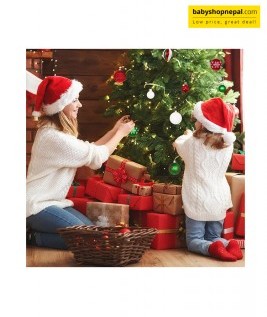 Mixed Christmas Ball Ornament Set &ndash; Red, Green & White 6