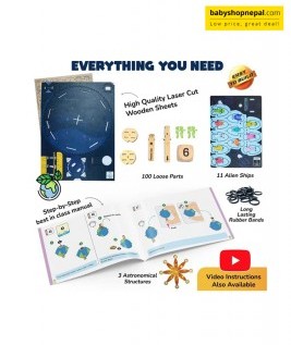 Smartivity Space Shooters | 8-14 Years | DIY STEM Construction Toy Gift Kit For Kids 6 To 14 Years 6