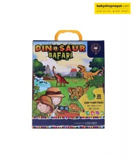 Zephyr Oxford Dinosaur Safari Floor Puzzle | Giant Floor Puzzle | 35 Pieces | For Ages 2.5-6 | 48 cm X 71 cm | University of Oxford 4