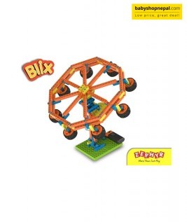 Blix Amusement Park, Motorized Engineering System, Age 7+ DIY STEM Toys, Building & Construction Set For Boys & Girls 7